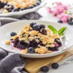 4 Ingredient Blueberry Cobbler