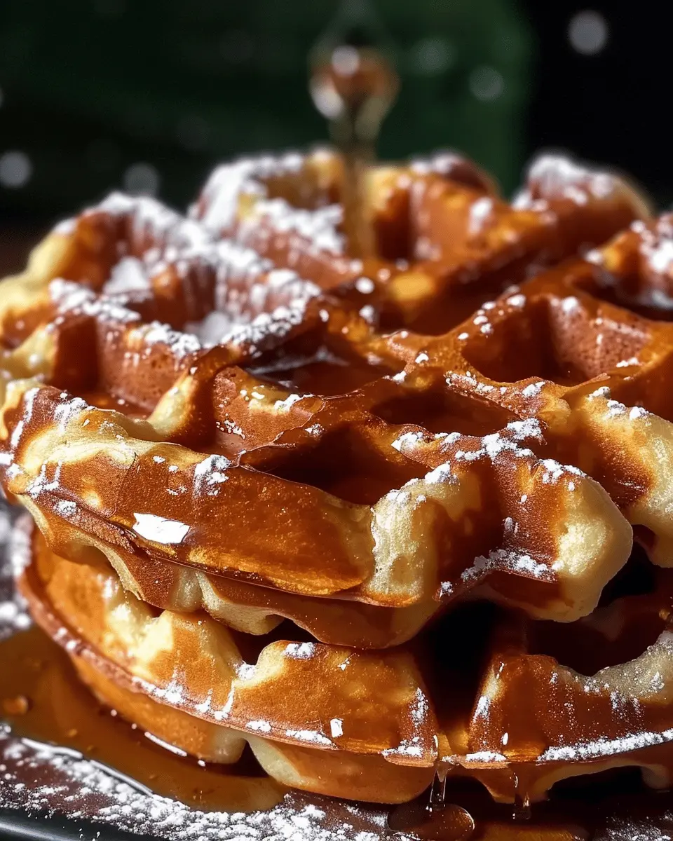 Apple Fritter Waffle Donuts – The Best Cozy Brunch Treat