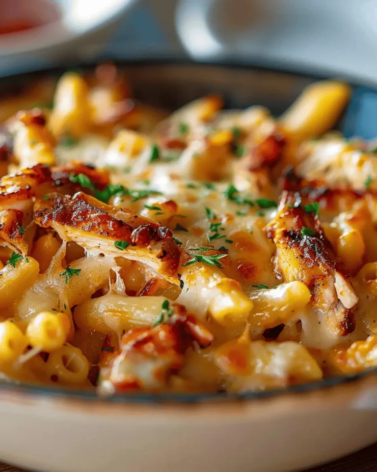 BBQ Chicken Mac and Cheese