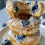 Baked Blueberry Donuts