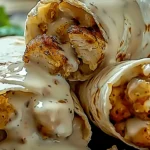Cheesy Garlic Chicken Wraps: A Tasty Dinner Delight!