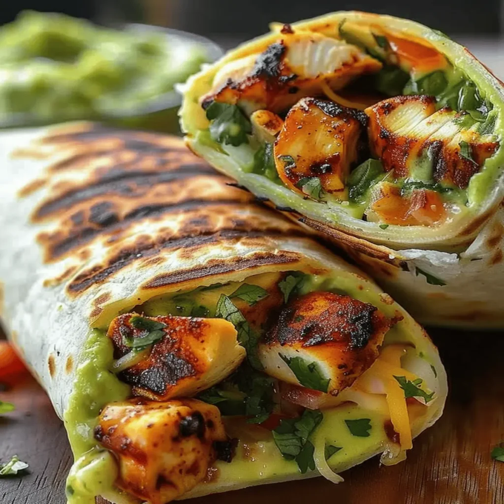 Chipotle Ranch Grilled Chicken Burrito