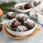 Chocolate Coconut Balls {5-ingredients}