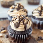 Chocolate Peanut Butter Cupcakes