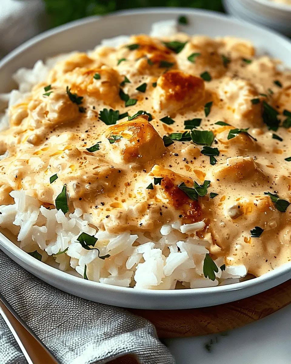 Creamy Smothered Chicken and Rice: The Best Comfort Dish Ever
