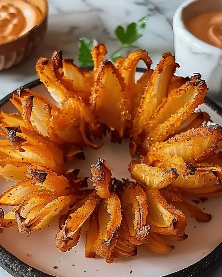 Crispy Blooming Onion Recipe Air Fryer: Easy & Delicious