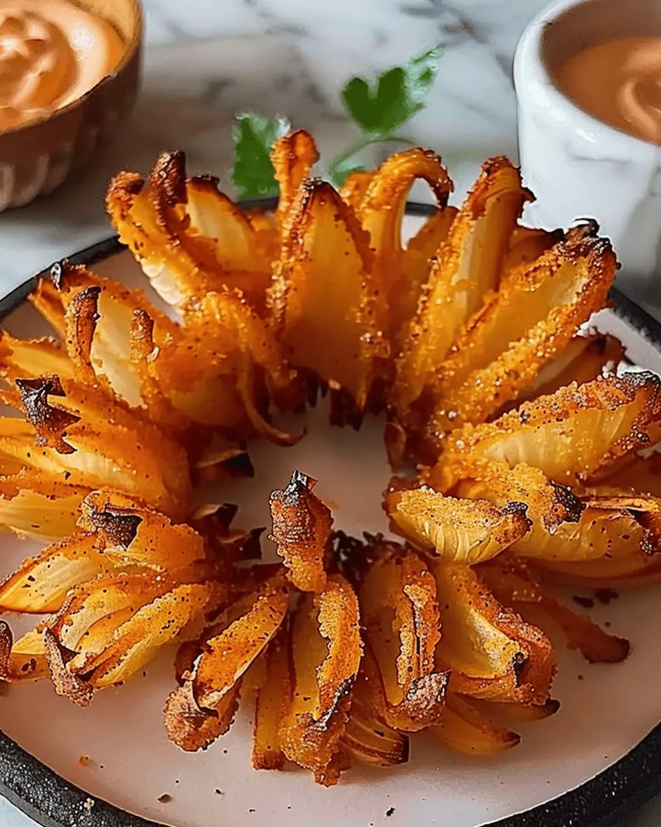 Crispy Blooming Onion Recipe Air Fryer: Easy & Delicious Twist