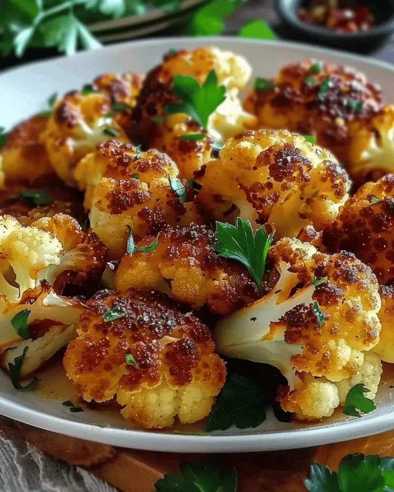 Crispy Roasted Cauliflower
