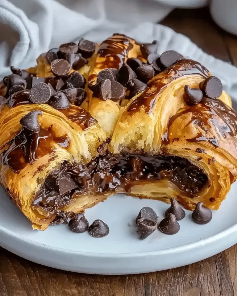 Decadent Chocolate Croissant Breakfast Bake