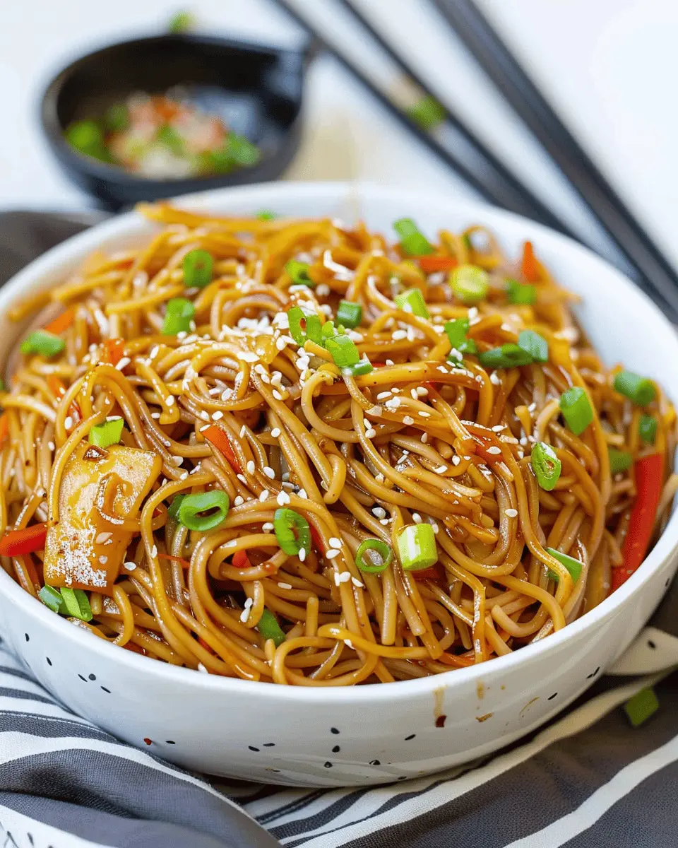 Easy One-Pot Teriyaki Noodles: A Delightful Family Meal