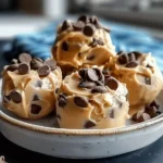 Frozen Greek Yogurt Peanut Butter Bites with Chocolate Chips: Indulge in This Easy Homemade Treat