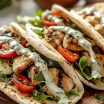 Greek Chicken Gyros
