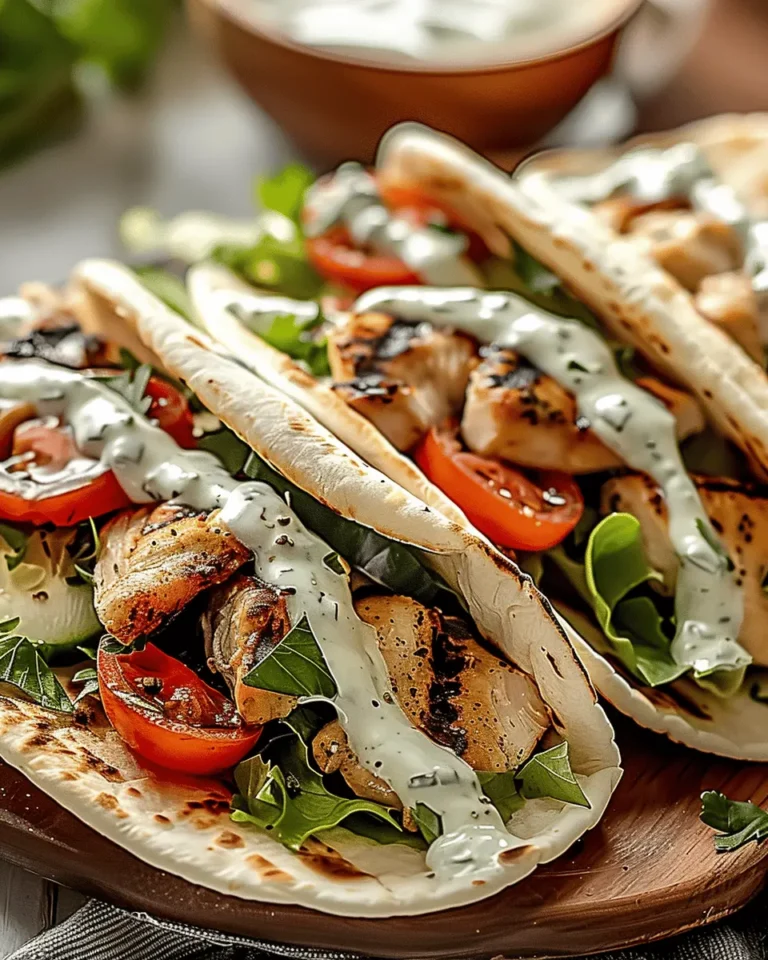 Greek Chicken Gyros