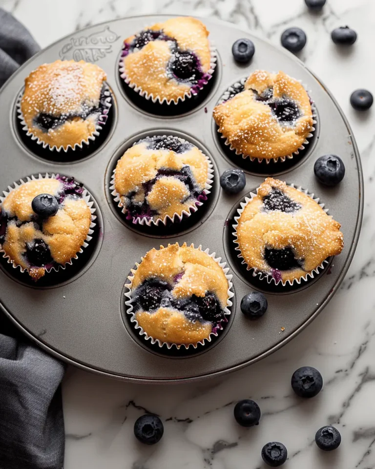 Homemade Blueberry Protein Muffins