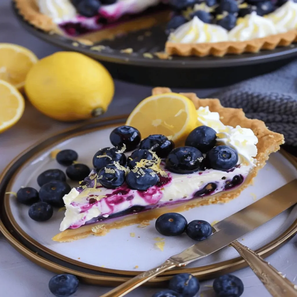 Lemon Blueberry Tart!