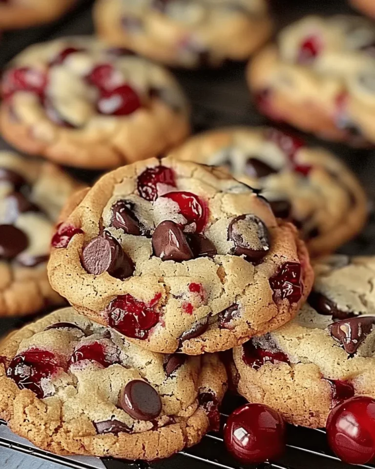 Maraschino Cherry Chocolate Chip Cookies Recipe