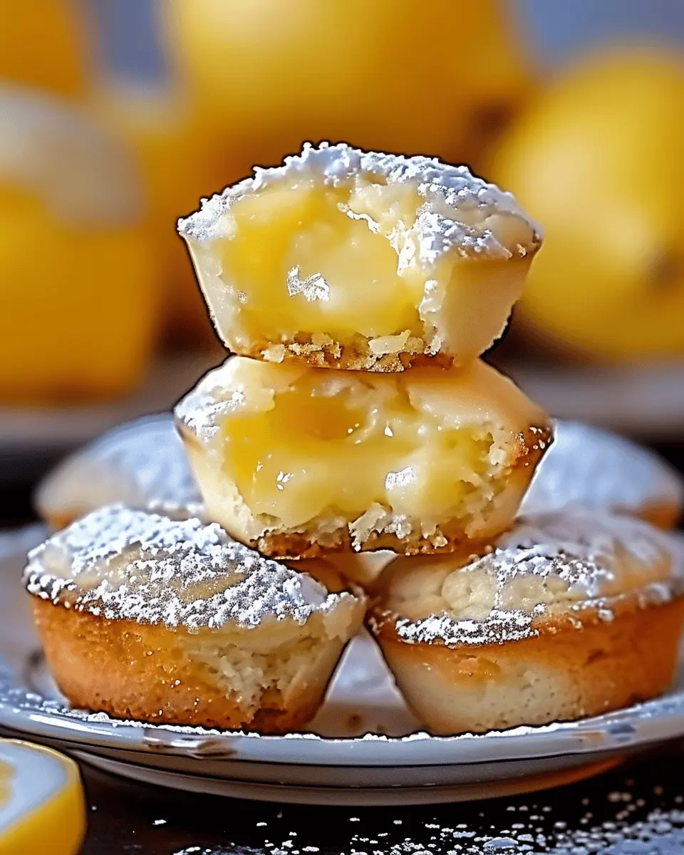 Mouthwatering Lemon Bar Cookie Cups Recipe: Easy Sweet Treats for Everyone