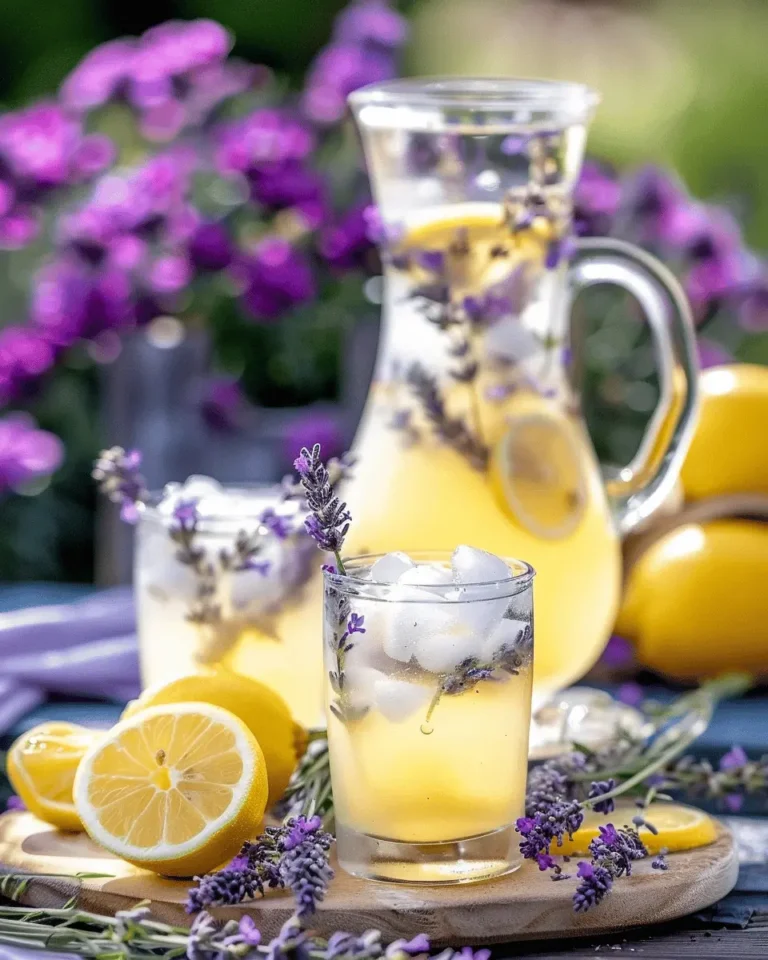 Refreshing Coconut Lavender Lemonade Mocktail Recipe