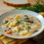 Russian Potato and Mushroom Soup Recipe