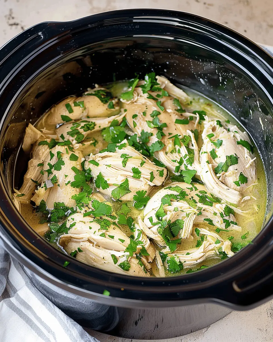 Slow Cooker Cilantro Lime Chicken: Easy, Flavorful Family Dinner