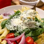 Spinach and Artichoke Penne Pasta Salad