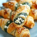 Spinach and Feta Puff Pastry Twists