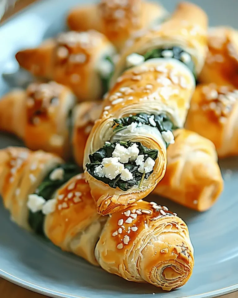 Spinach and Feta Puff Pastry Twists