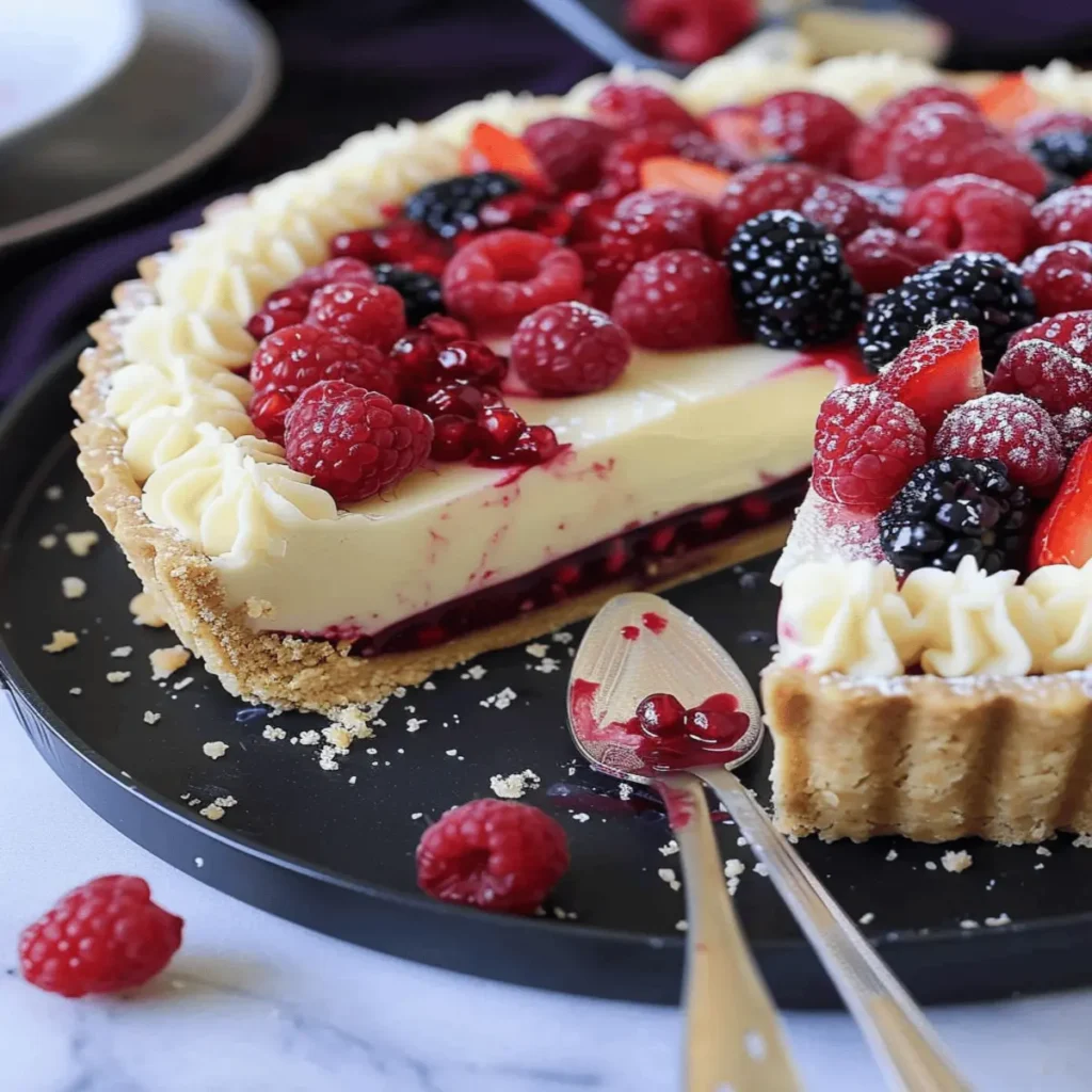 White Chocolate Berry Tart!