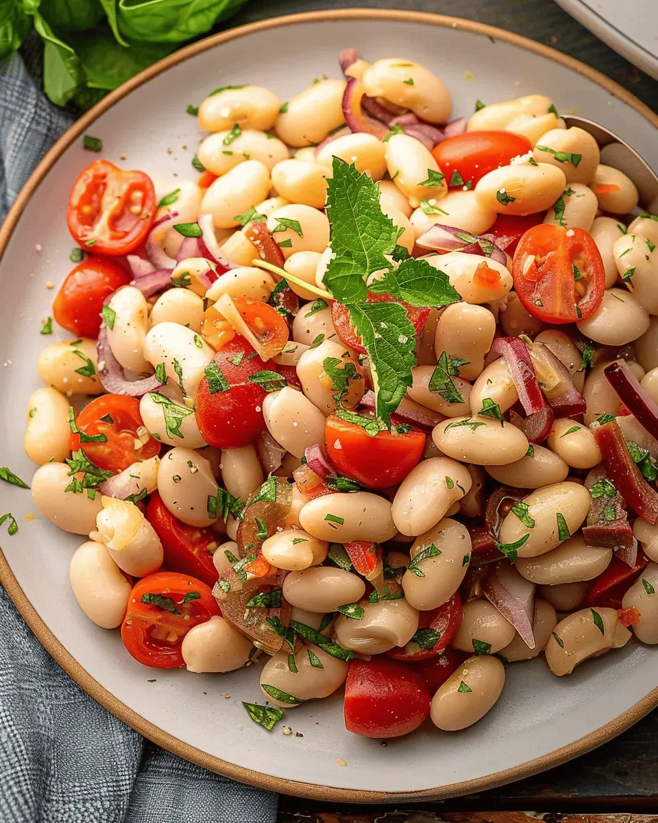 Italian White Bean Salad: The Best Easy Recipe with Turkey Bacon