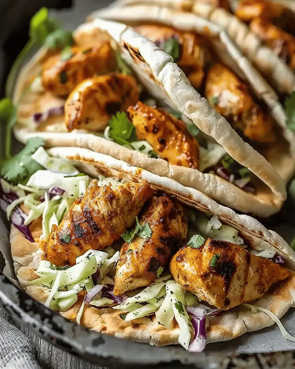 Sheet Pan Chicken Pitas with Herby Ranch Slaw: Easy Family Dinner