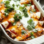 Easy Ground Beef Enchiladas