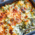 Loaded Cauliflower Broccoli Casserole