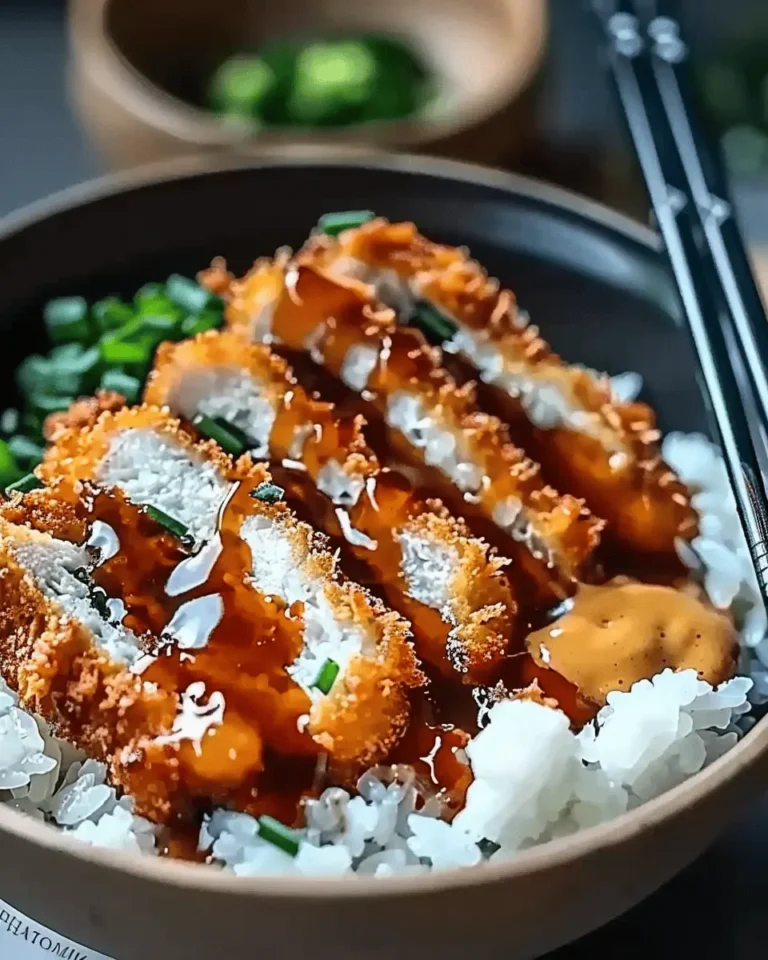 Japanese Katsu Bowls with Tonkatsu Sauce – Crispy, Saucy, and So Satisfying