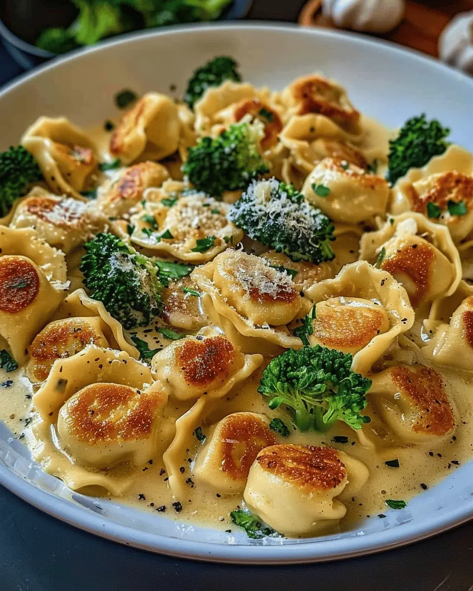 Garlic Parmesan Chicken Tortellini: A Quick and Indulgent Meal