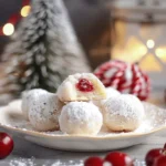Cherry Snowball Cookies