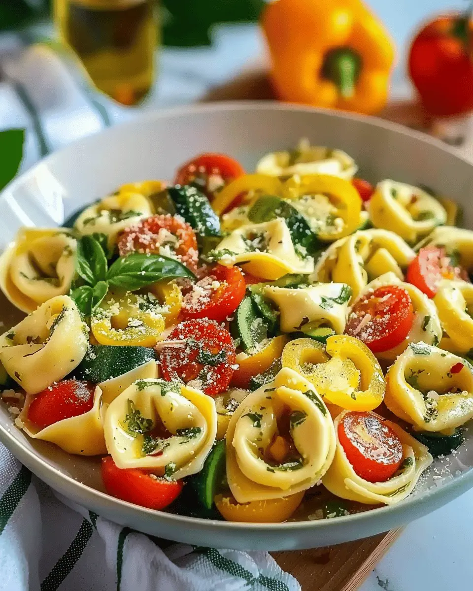 Tortellini with Summer Veggies: The Best Seasonal Delight