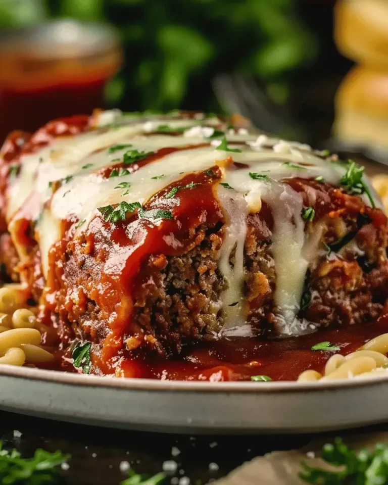 Stuffed Italian Meatloaf