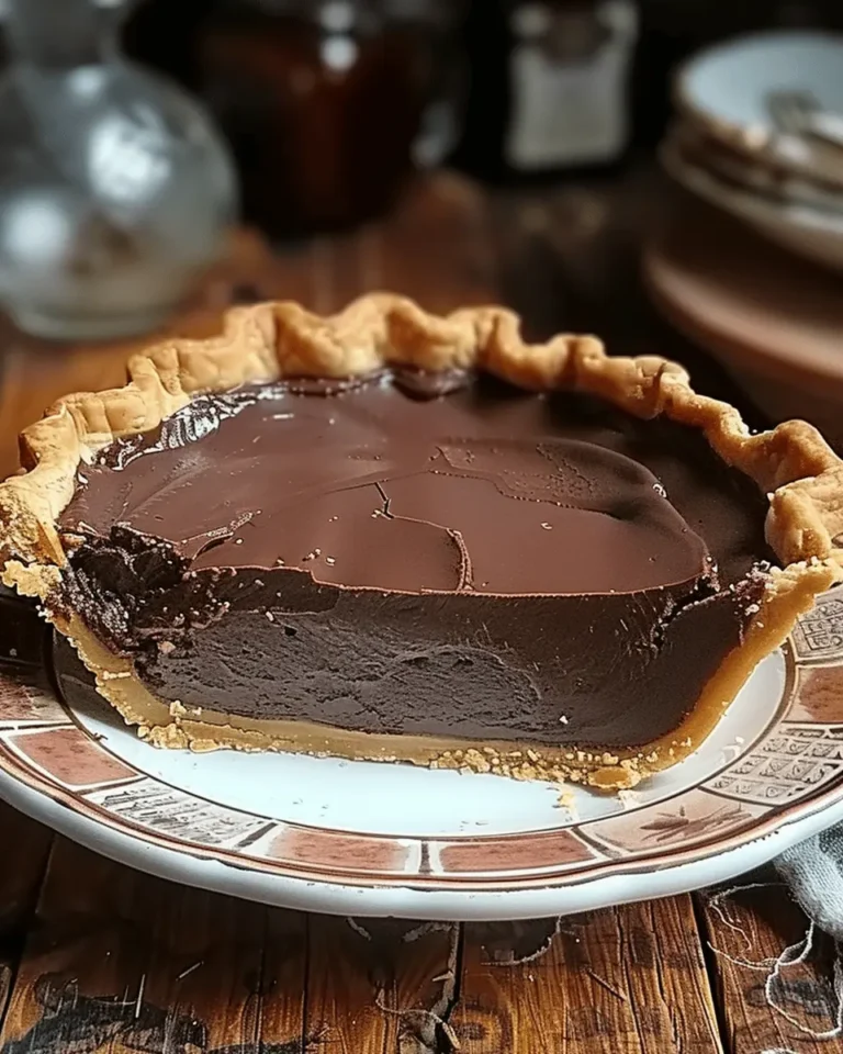 Old-Fashioned Chocolate Pie: A Timeless Dessert Classic