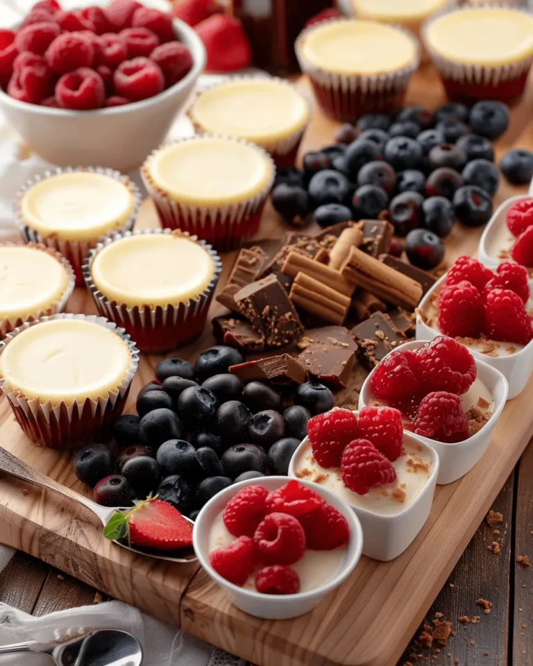 How To Make an Epic Mini Cheesecake Board