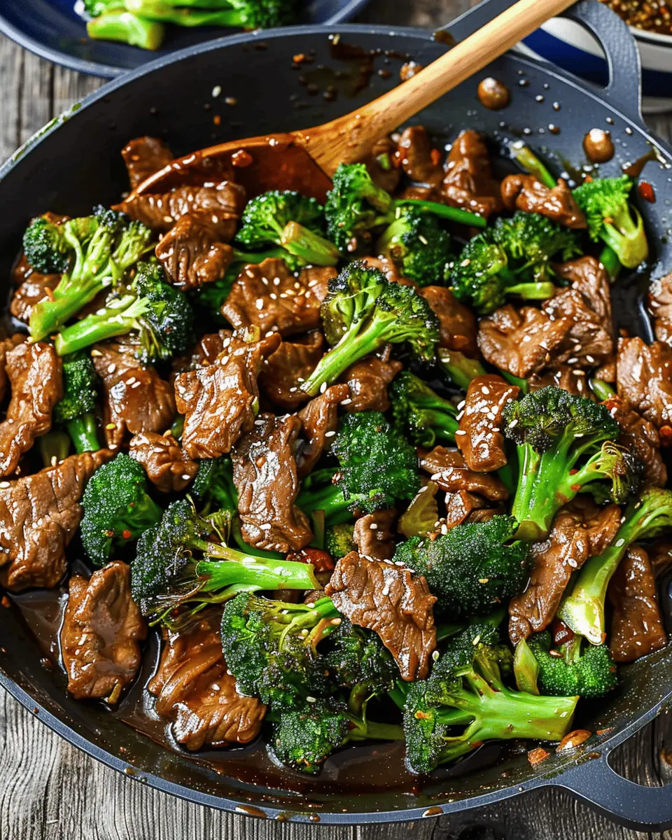 Chinese Beef and Broccoli: Easy One Pan Take-Out Delight