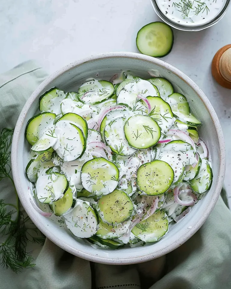 Creamy Cucumber Salad