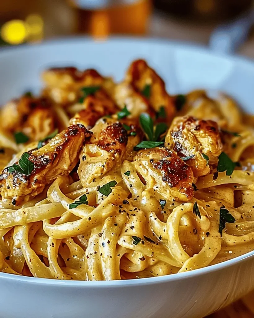 the best Cowboy Butter Chicken Linguine
