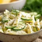 Healthy Cucumber Pasta Salad