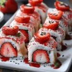 How to Make Strawberry Shortcake Sushi – A Fun Dessert Roll