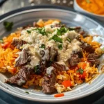 Steak Queso Rice : A Flavorful Recipe