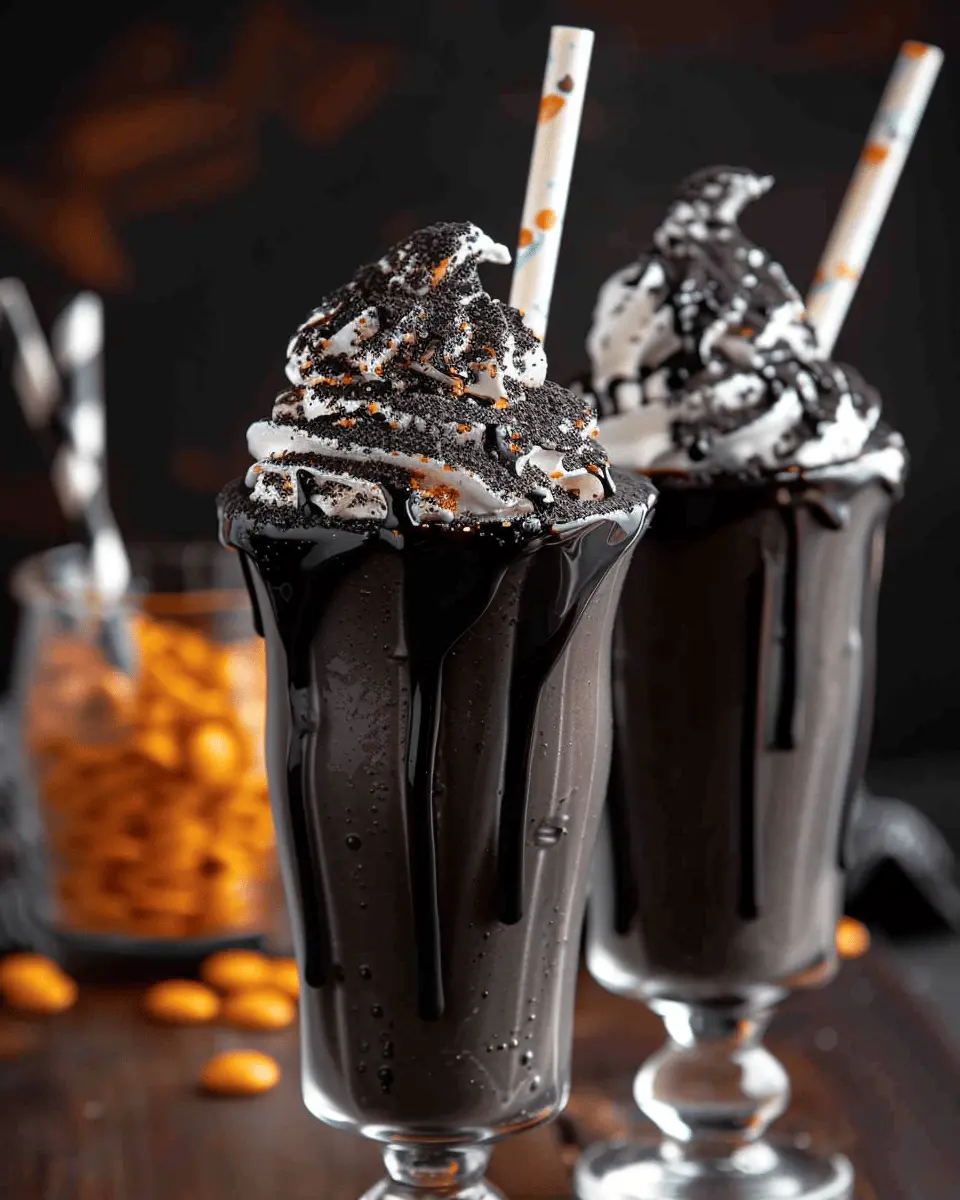 Black Milkshake Bliss: Indulge in a Creamy, Guilt-Free Treat