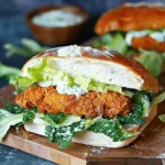 Crispy Chicken Caesar Sandwich