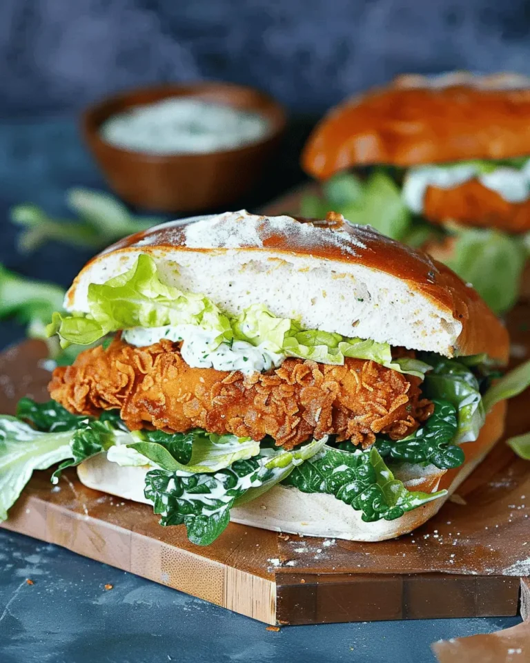 Crispy Chicken Caesar Sandwich