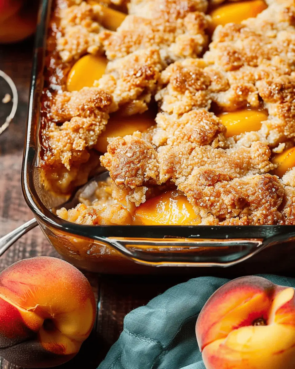 Fresh Peach Cobbler Recipe: Indulgent Homemade Dessert Delight
