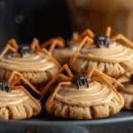 Peanut Butter Spider Cookies